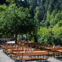 Food offer in the beer garden
